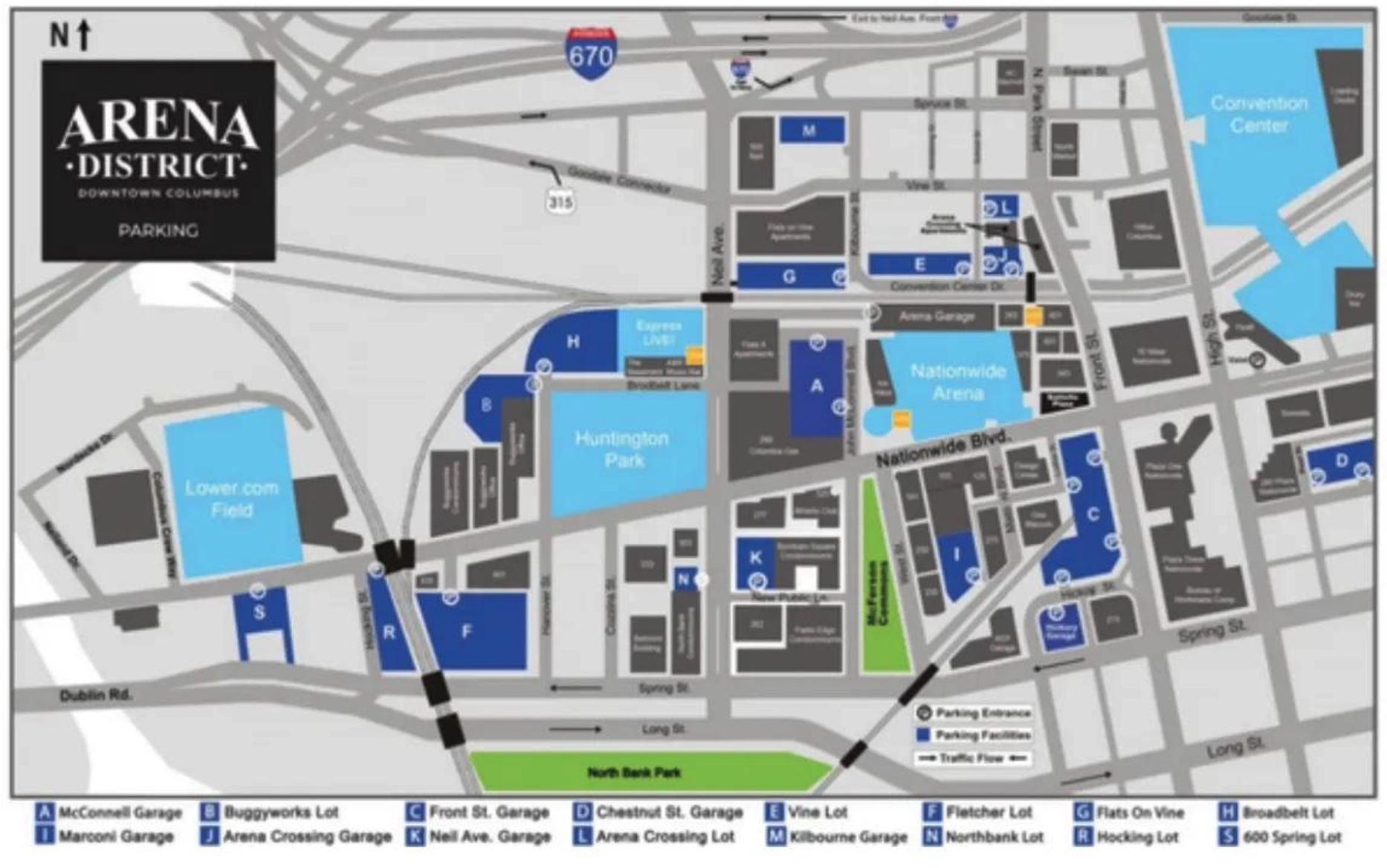 Arena District Parking